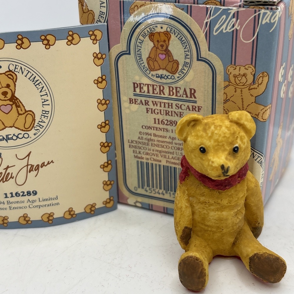 CENTIMENTAL BEARS 1994 Kenny‎ WITH BOX BY ENESCO